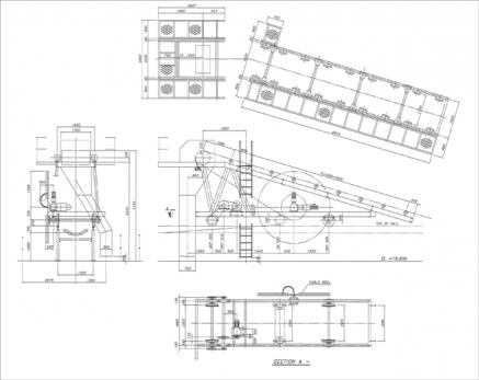粉粒體輸送,BULK SOLID HANDLING,飛灰固化,FLY ASH SOLIDIFICATION-Belt Conveyors-Tripper Conveyor